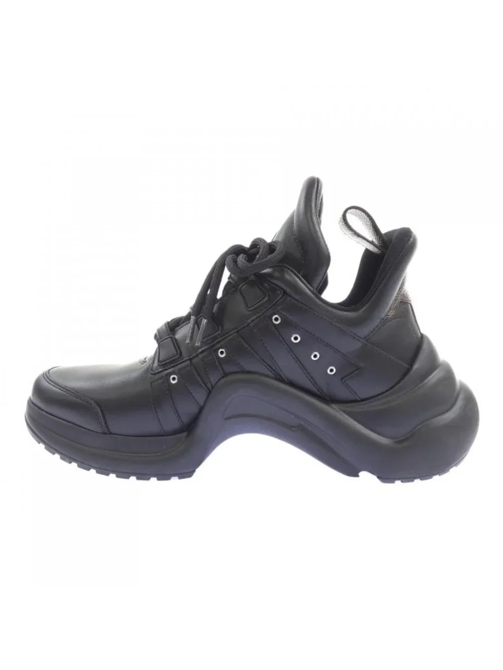 Louis Vuitton Silver Eyelet Archlight Line Sneakers
